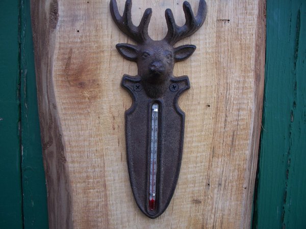 Brett, Thermometer, Hirschkopf