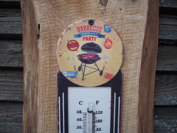 Brett, Thermometer Barbecue Party und Flaschenöffner